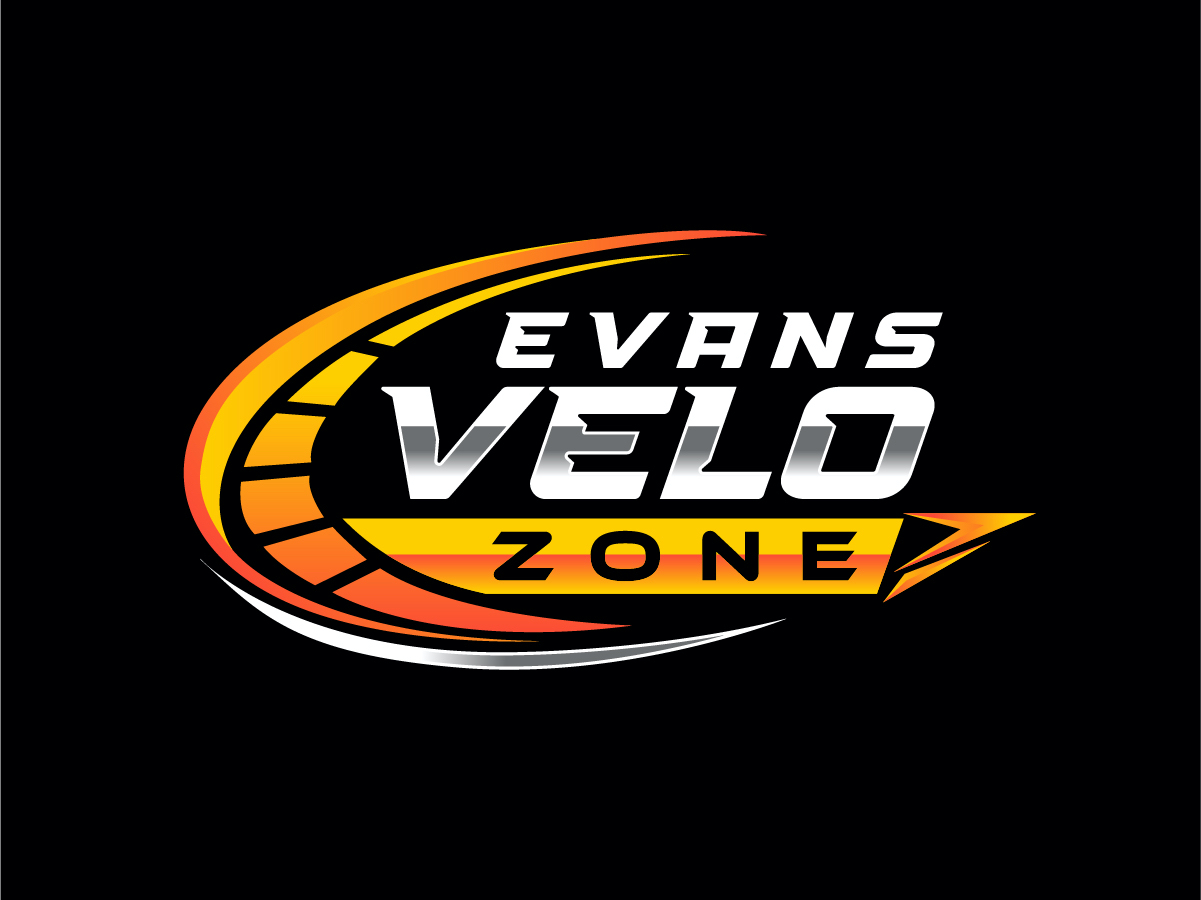 Evans Performance logo with stylized gold wave design above bold white text on a dark background.