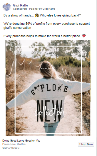 Gigi Raffe Ad 1