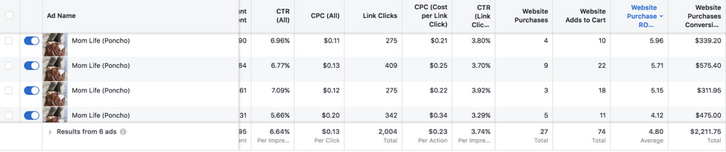 Social proof ad example