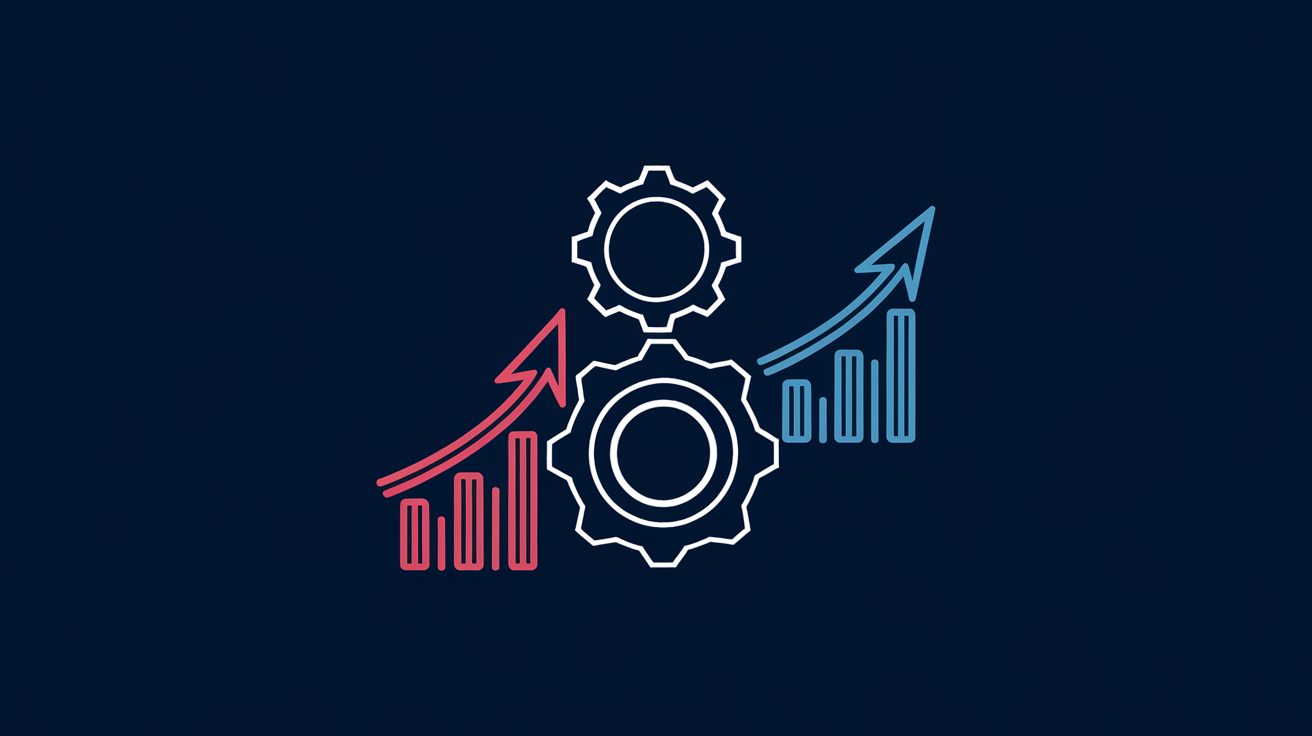 Ecommerce growth strategy dashboard showing acquisition, conversion, and retention metrics for an online store