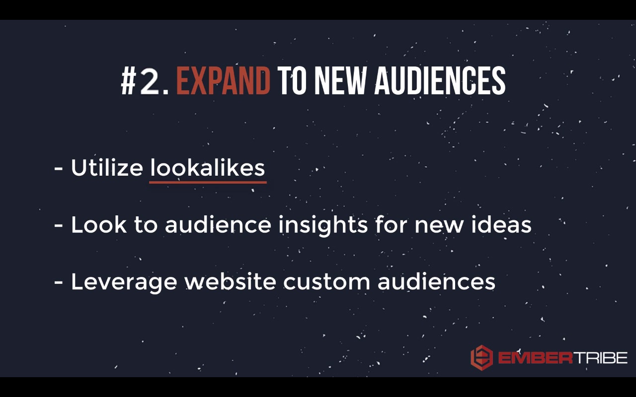 Rule 2 to scale Facebook ads