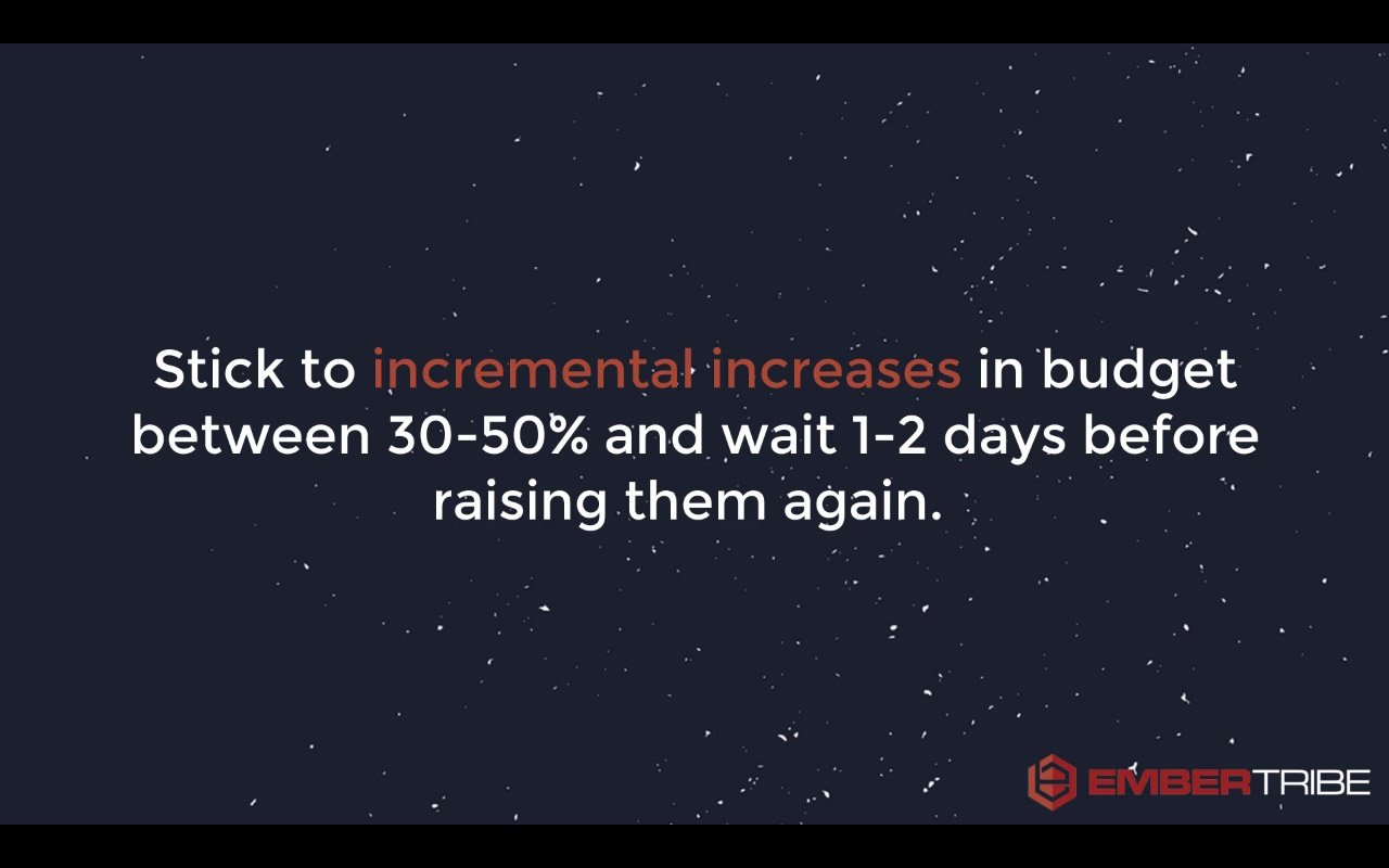 Rule 3 to scale Facebook ads