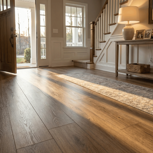 Laminate flooring installation - Summerfield, North Carolina. 