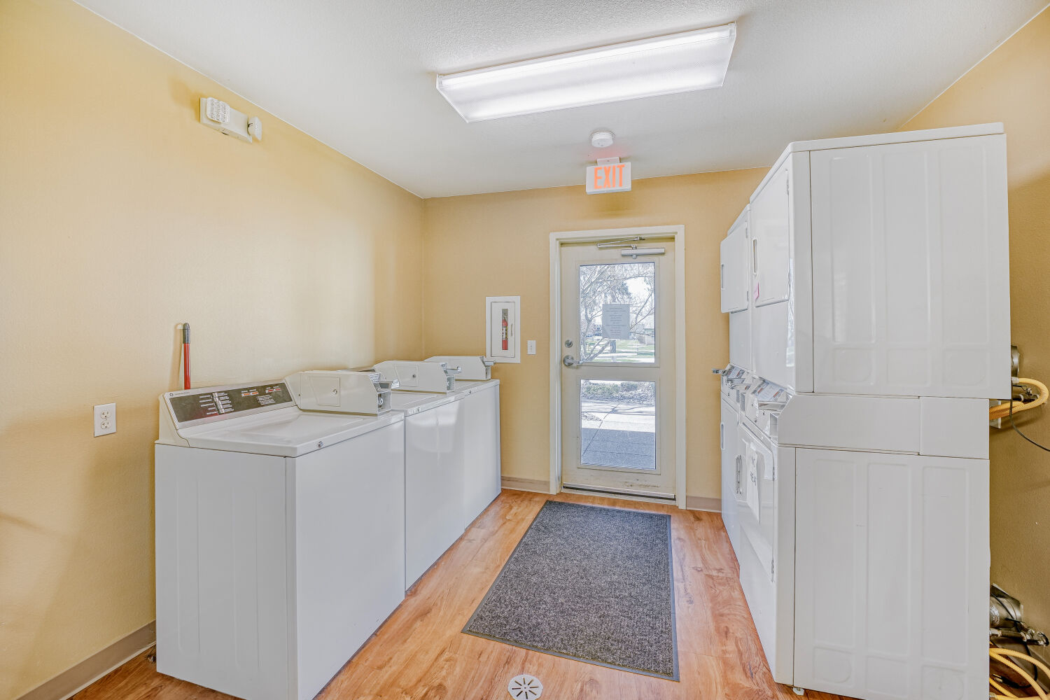 Indoor laundry room