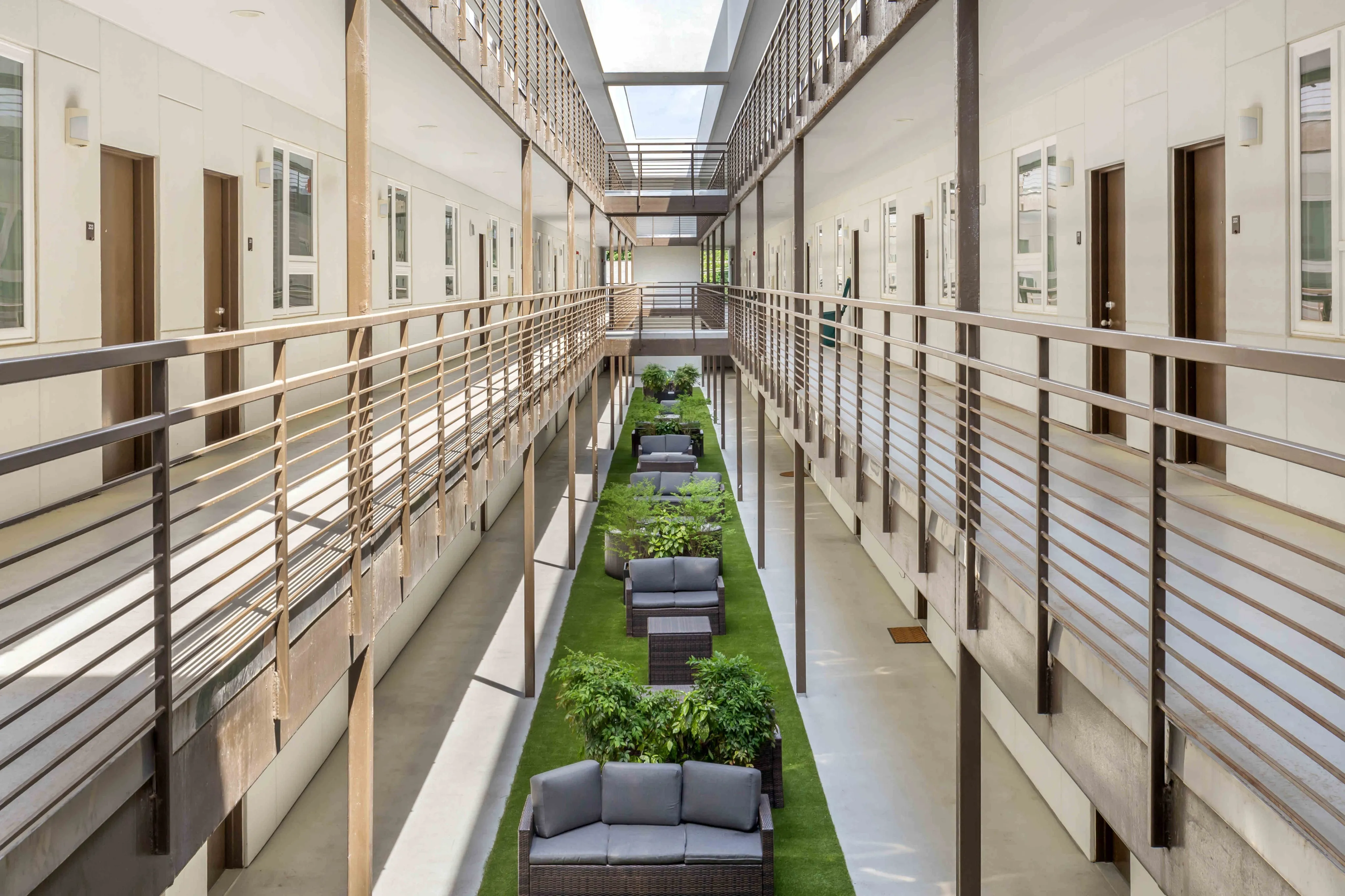 Outdoor seating area