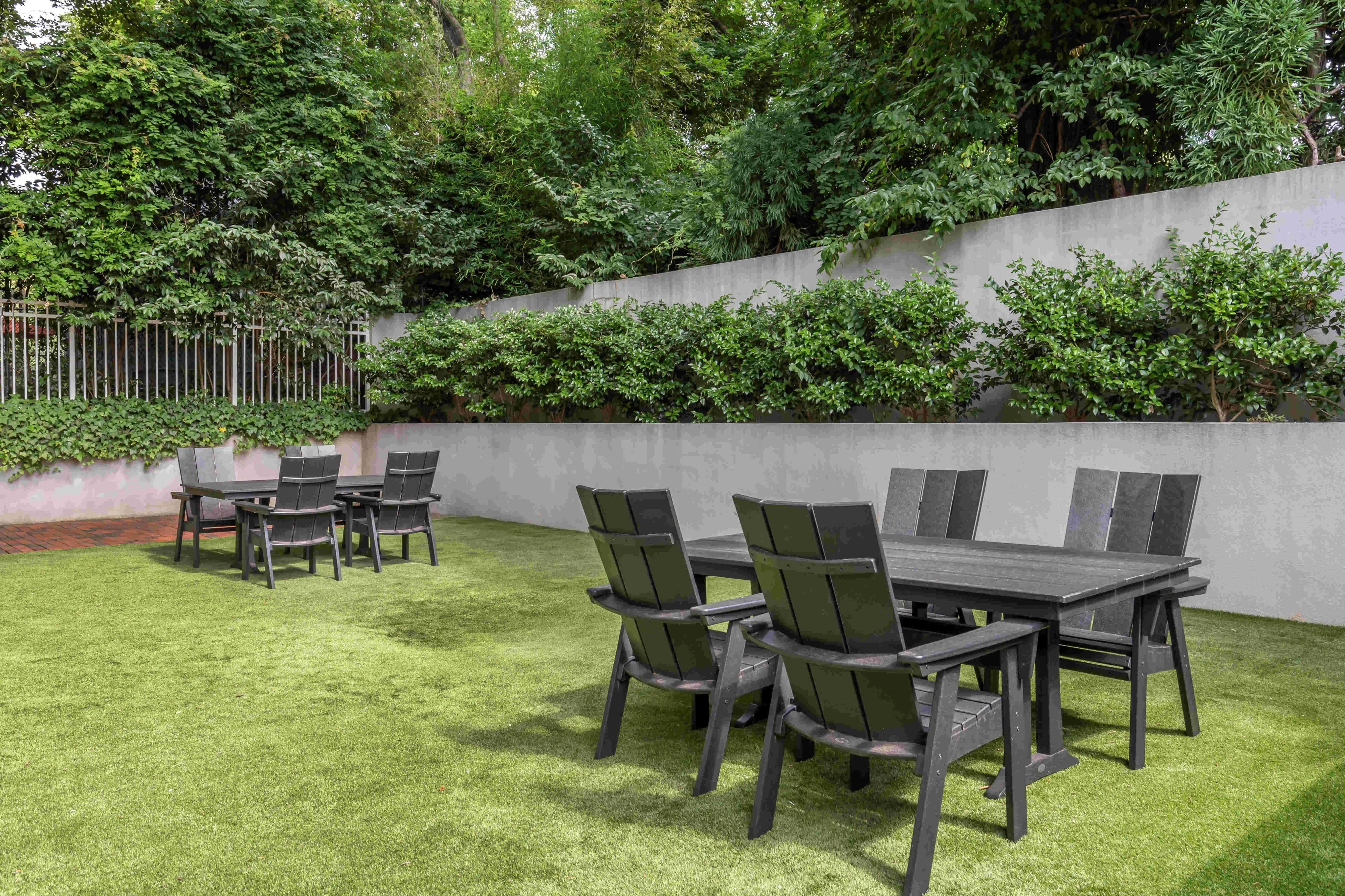 picnic area with tables and chairs