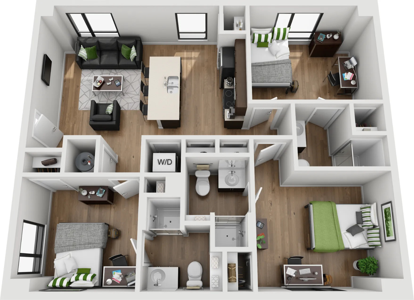 109 - 3x3 Floor Plan Layout