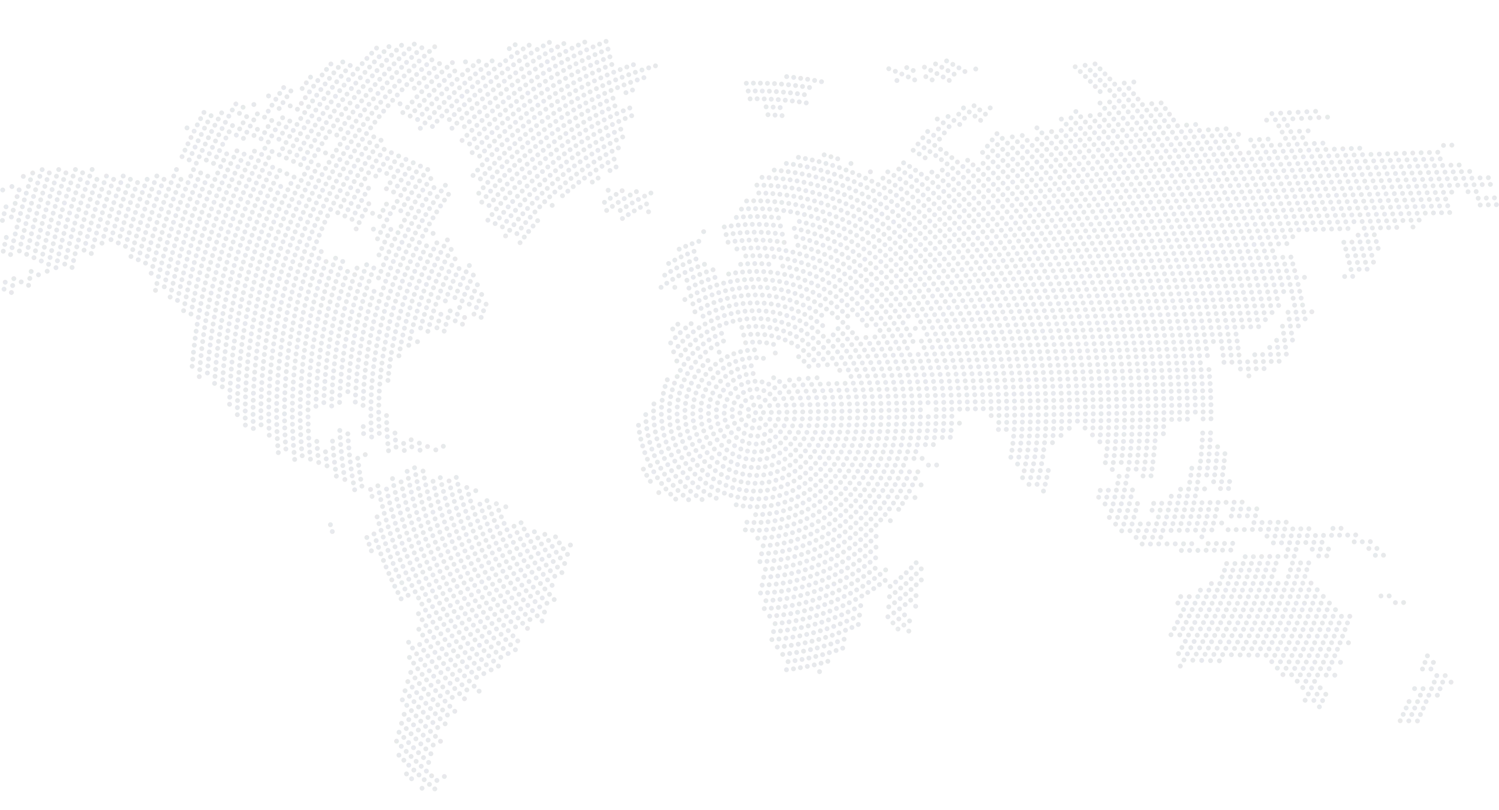 World map dots