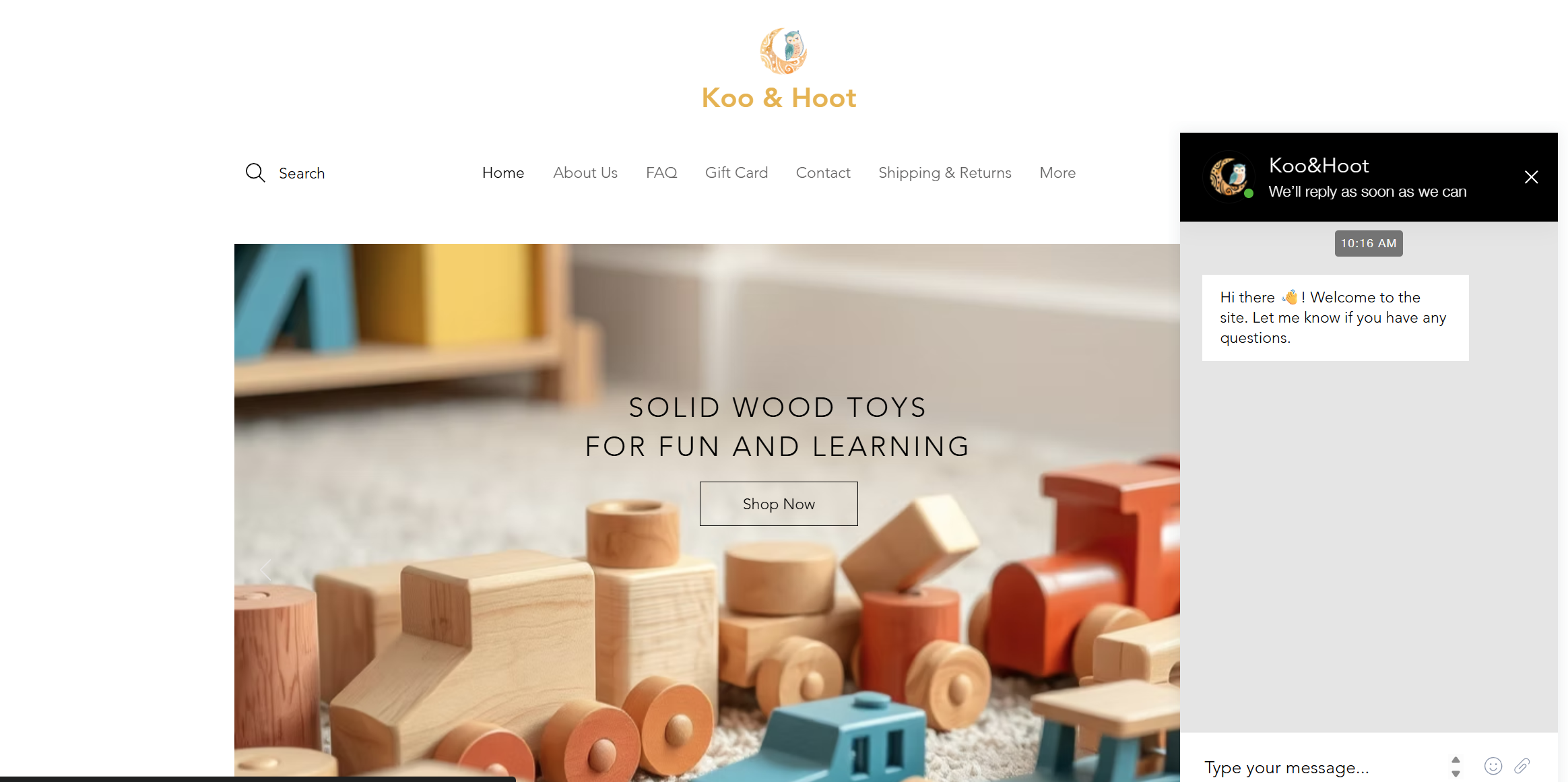Website design project for e-commerce kids and babies apparel and toys brand - K Art Design Studio