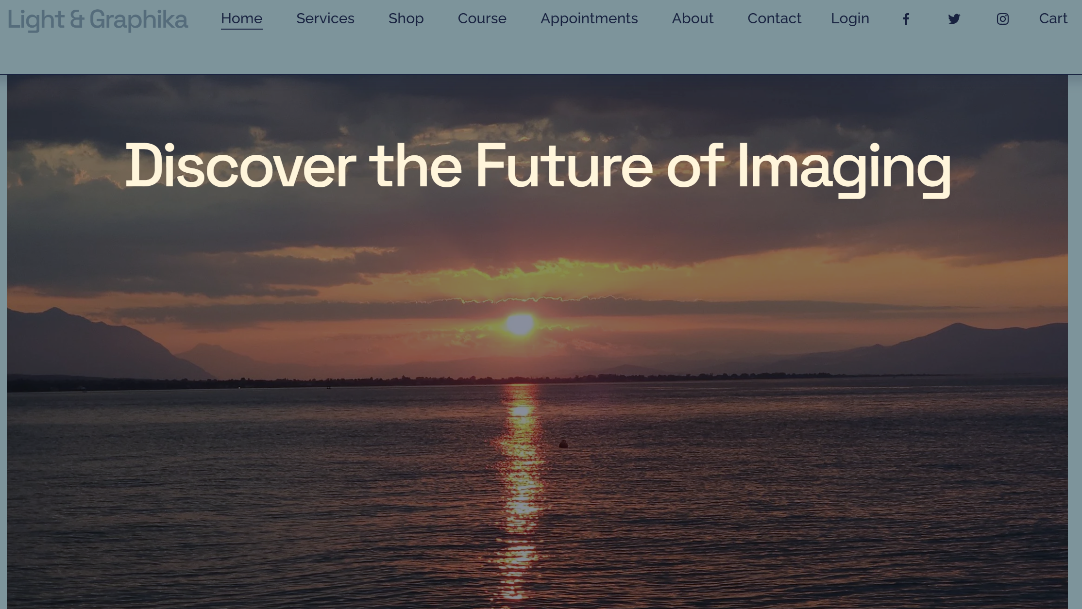 Website design project for photography website brand - K Art Design Studio