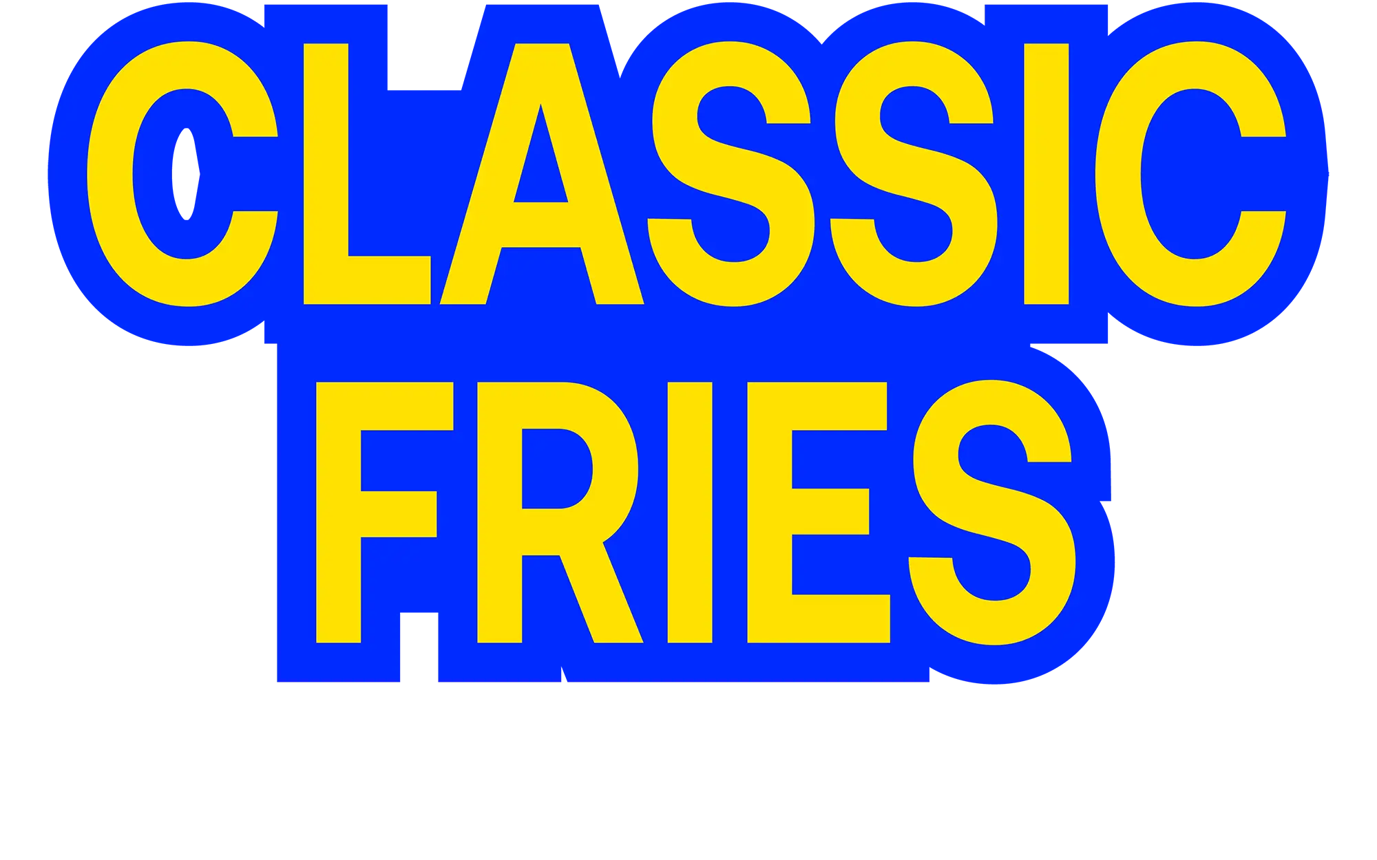 Scritta Classic Fries Patty Modena