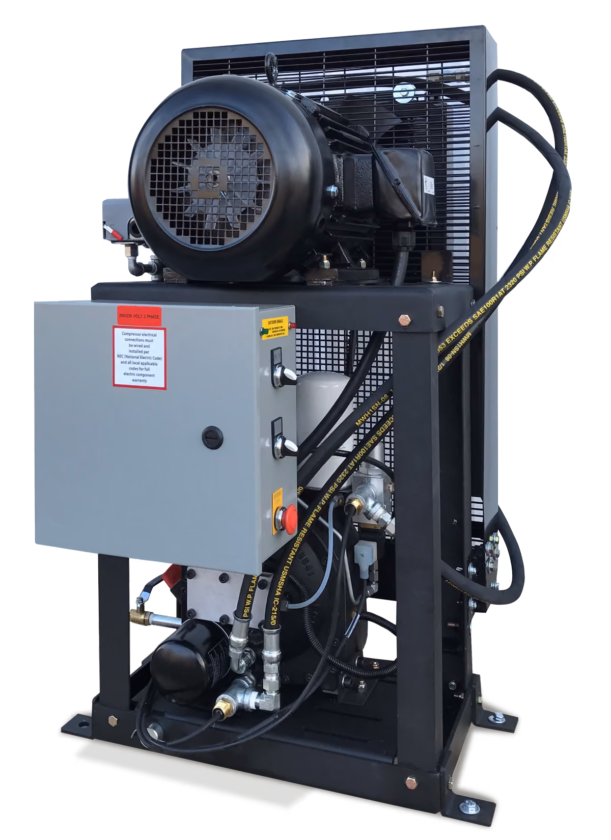 Electric Cube Air System rotary screw compressor.