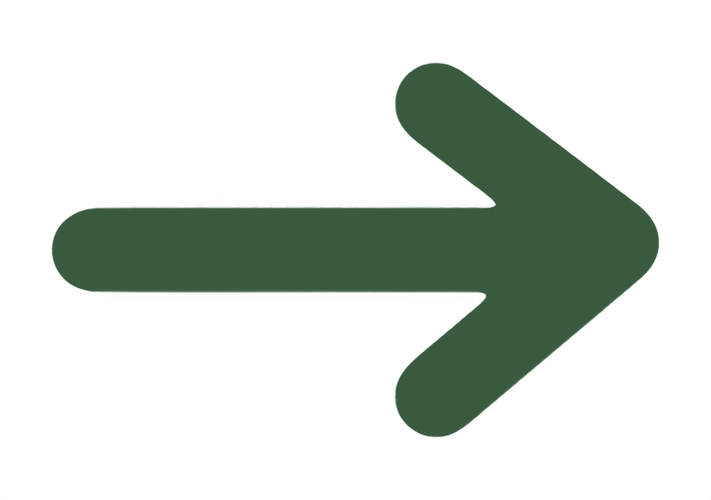 Groene pijltje naar rechts met afgeronde hoeken