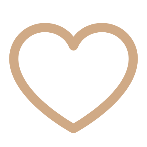 Graphic icon of an open hand holding a heart symbol.