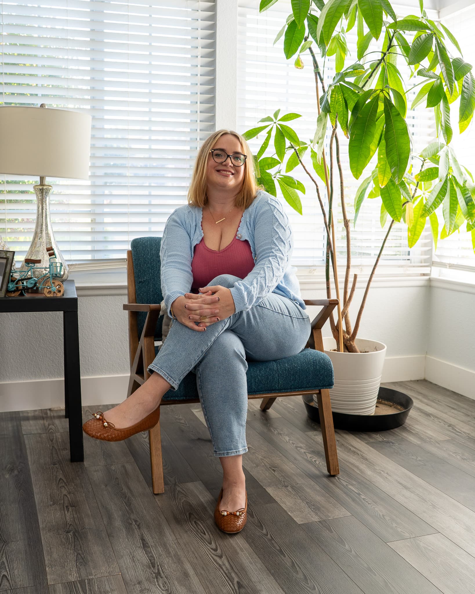 Allison Fata with her husband