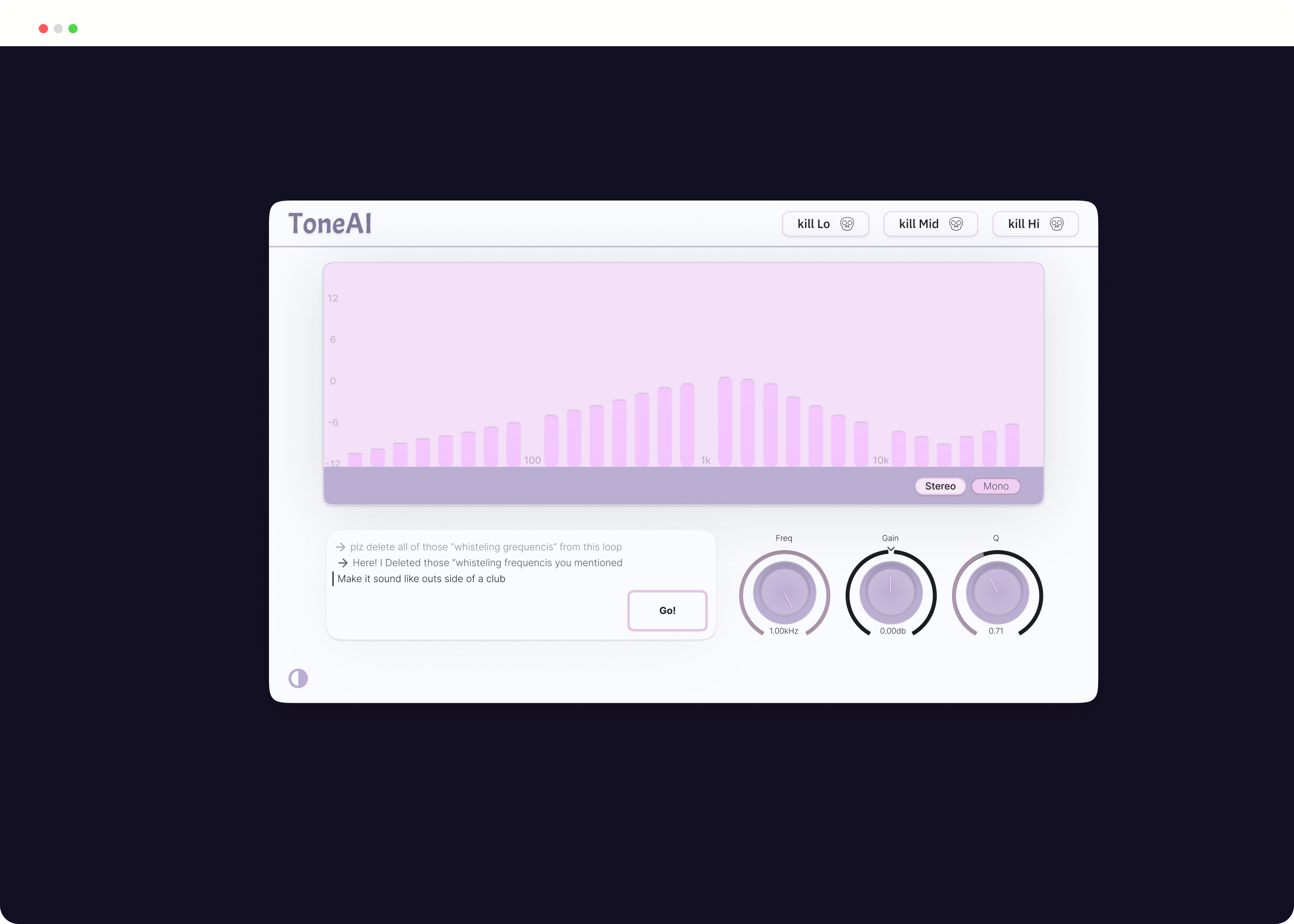 screenshot of the plug-in scrreen