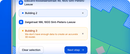A detailed screenshot of a notification in the interface confirming that the “Instant 3D Model Availability Check” was successfully performed for a project.