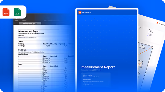 product update, new feature to export measurements report to pdf and excel