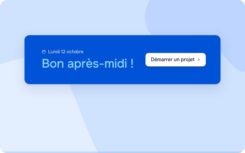 Démarrer un projet à partir d'une adresse et associer un client