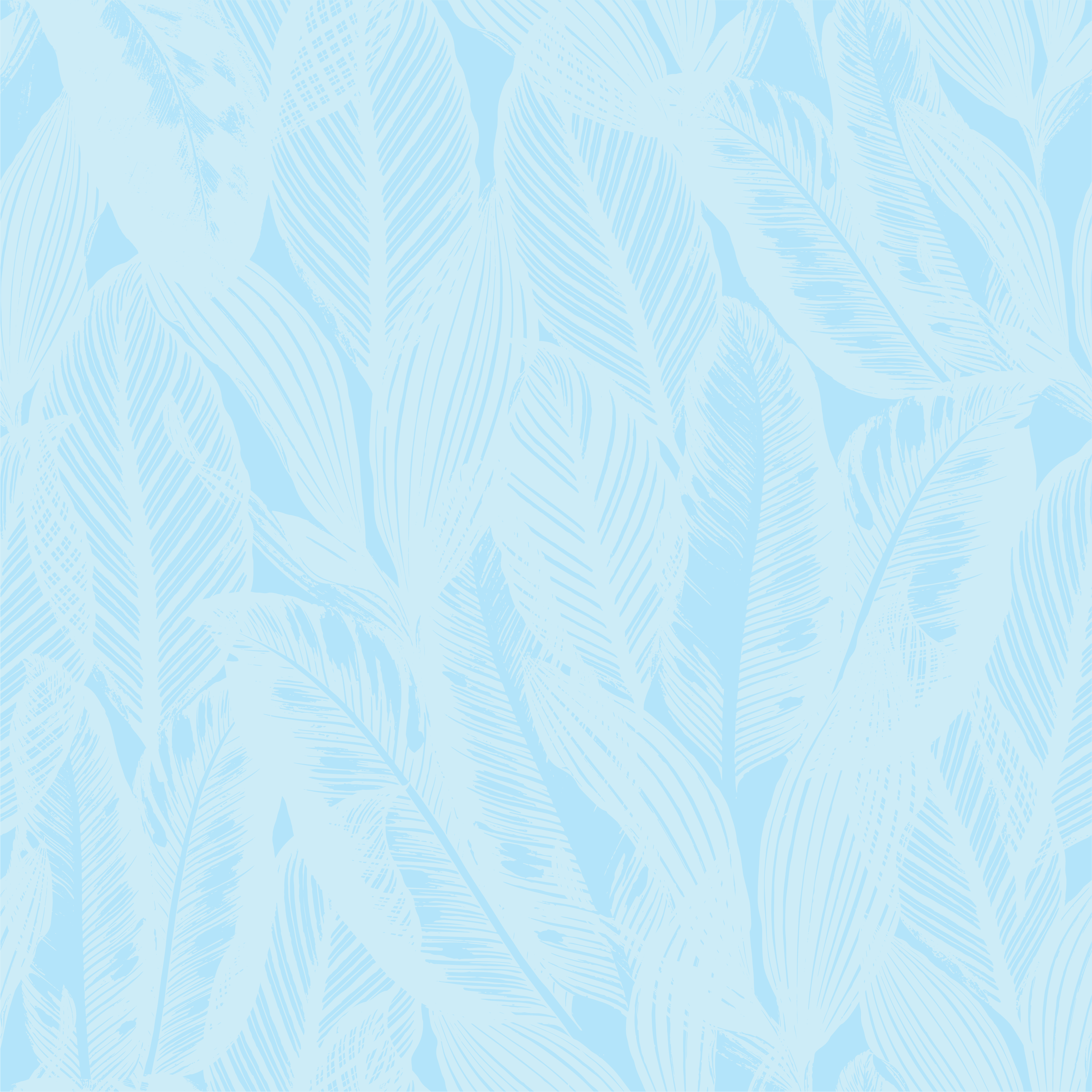 Blue leaf background