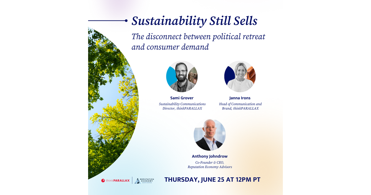 Webinar: Sustainability still sells