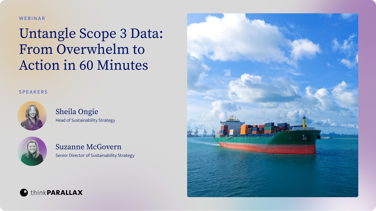 Webinar: Untangle Scope 3 Data: From Overwhelm to Action in 60 Minutes