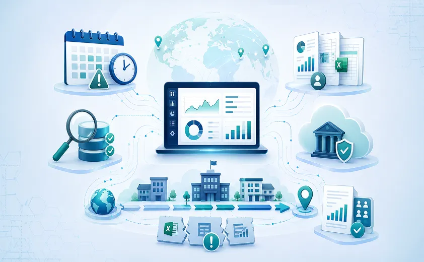 International charity finance system managing reporting, multiple entities and financial data