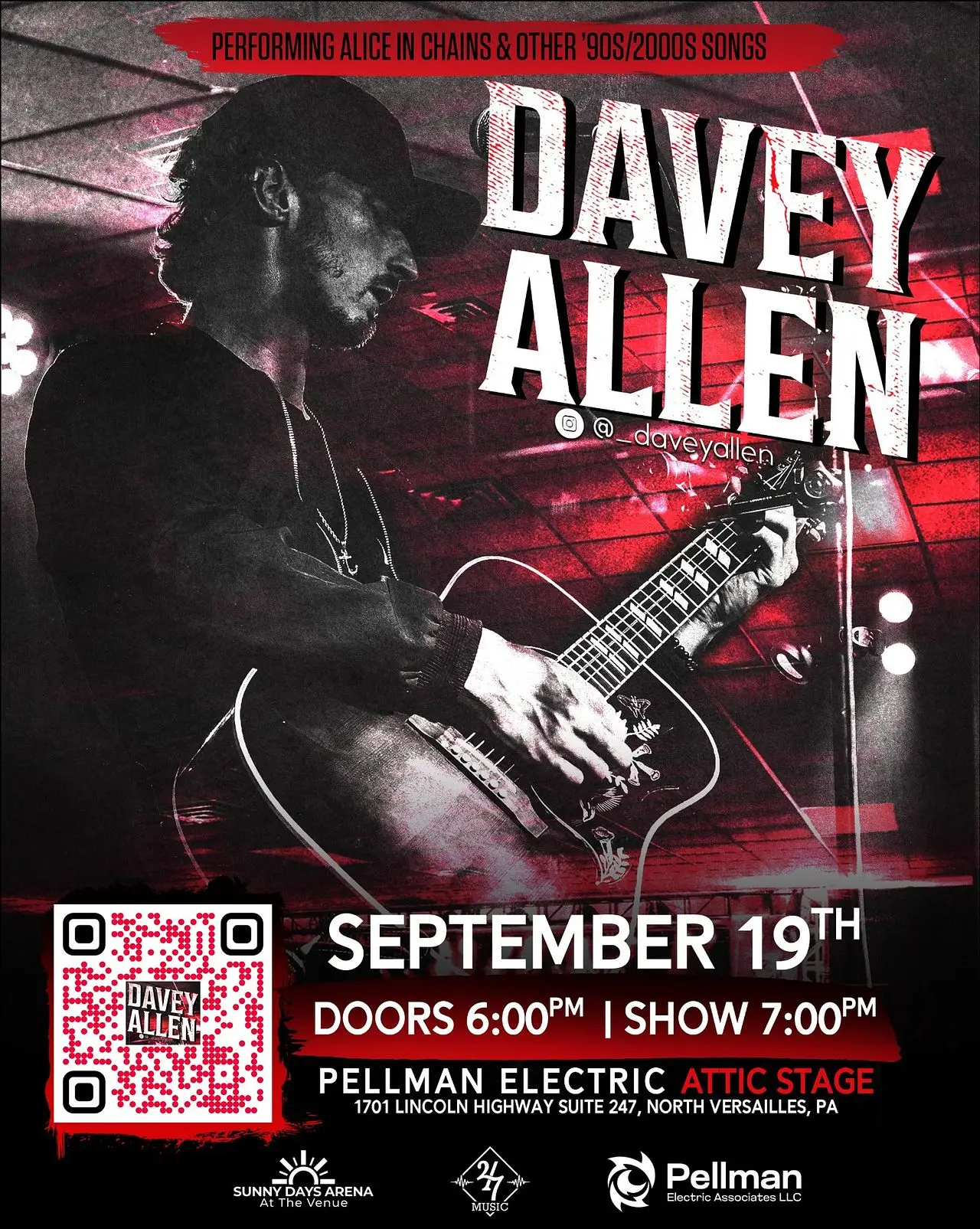 Davey Allen Live at Pellman Electric Attic Stage