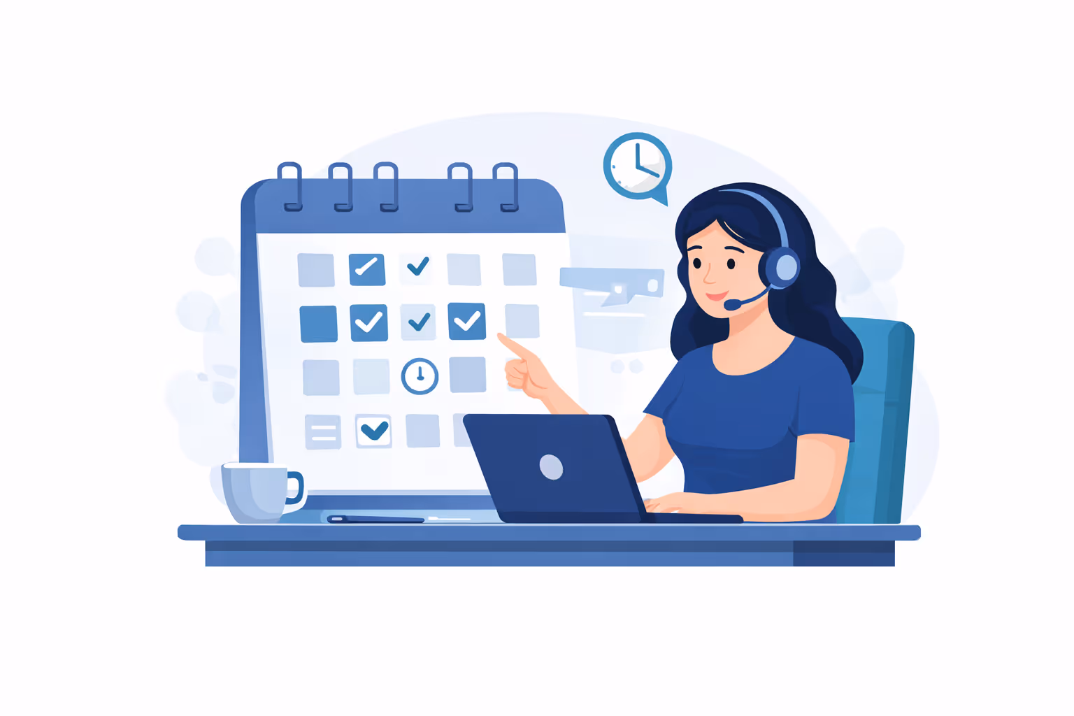 image of contact center (for a blockchain and cryptocurrency)