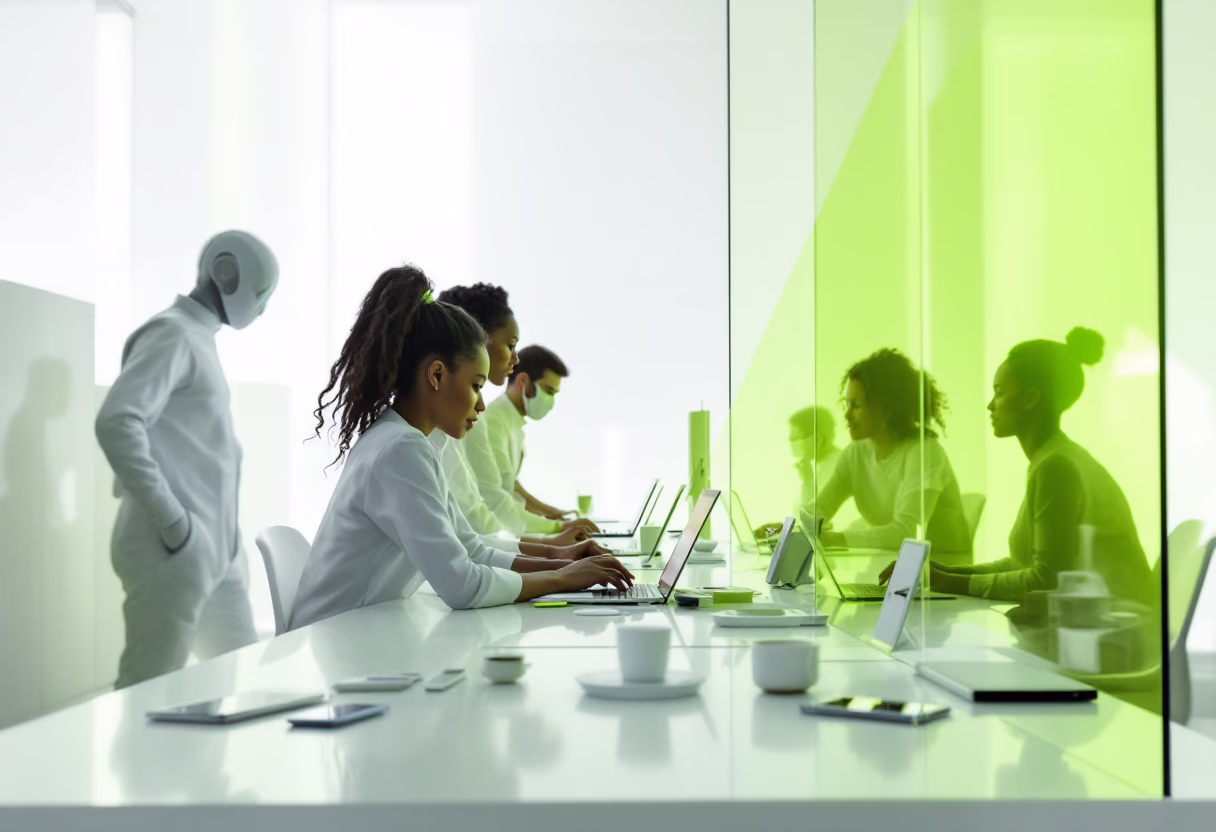 image of brainstorming session (for a productivity tools business)