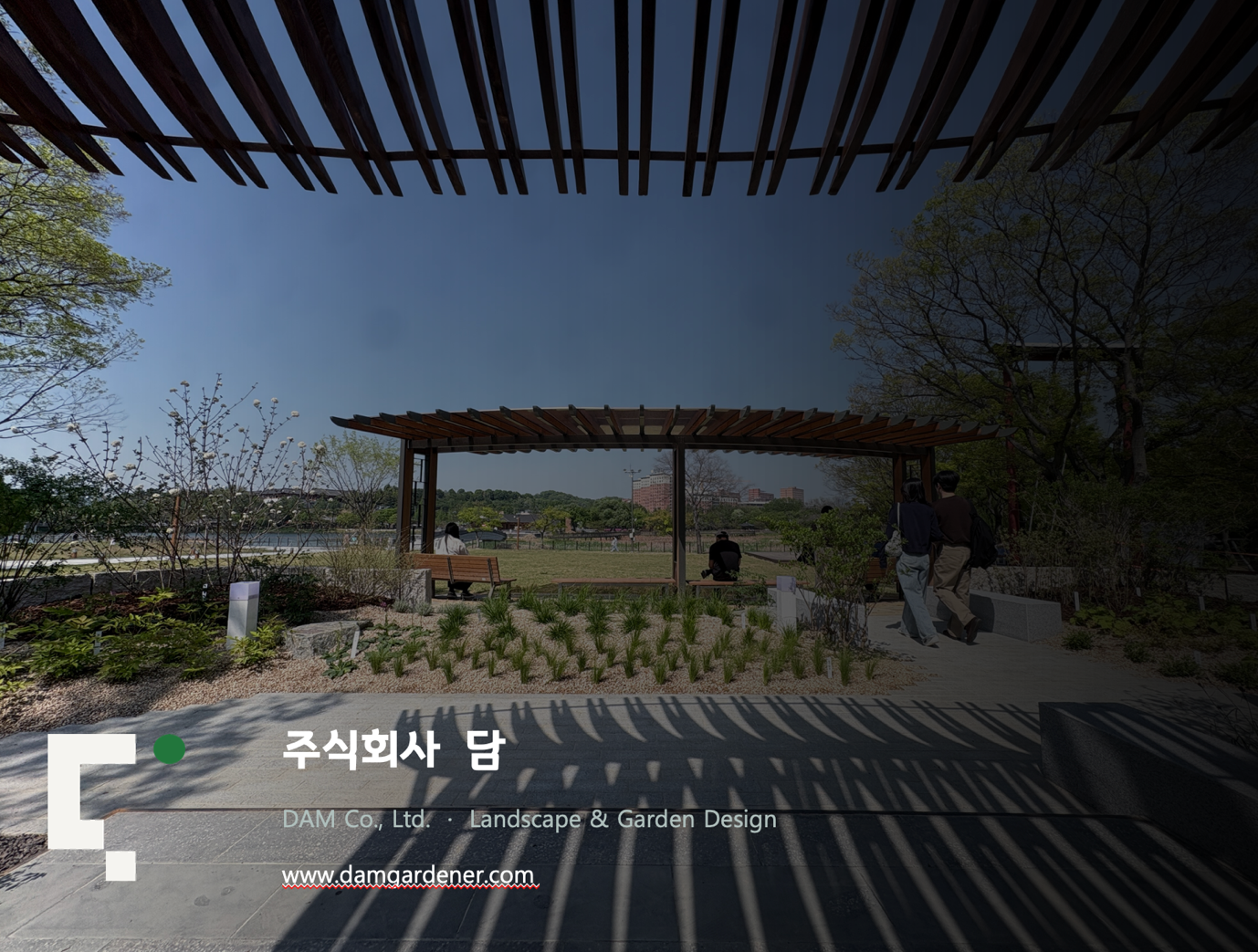 코리아 가든쇼 3번 대상지 완성된 정원 전경 — 804개의 희망