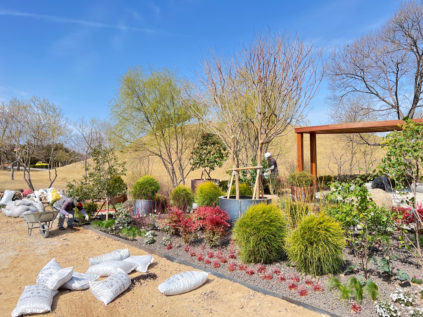 Welcome Garden 식재 조성 현장