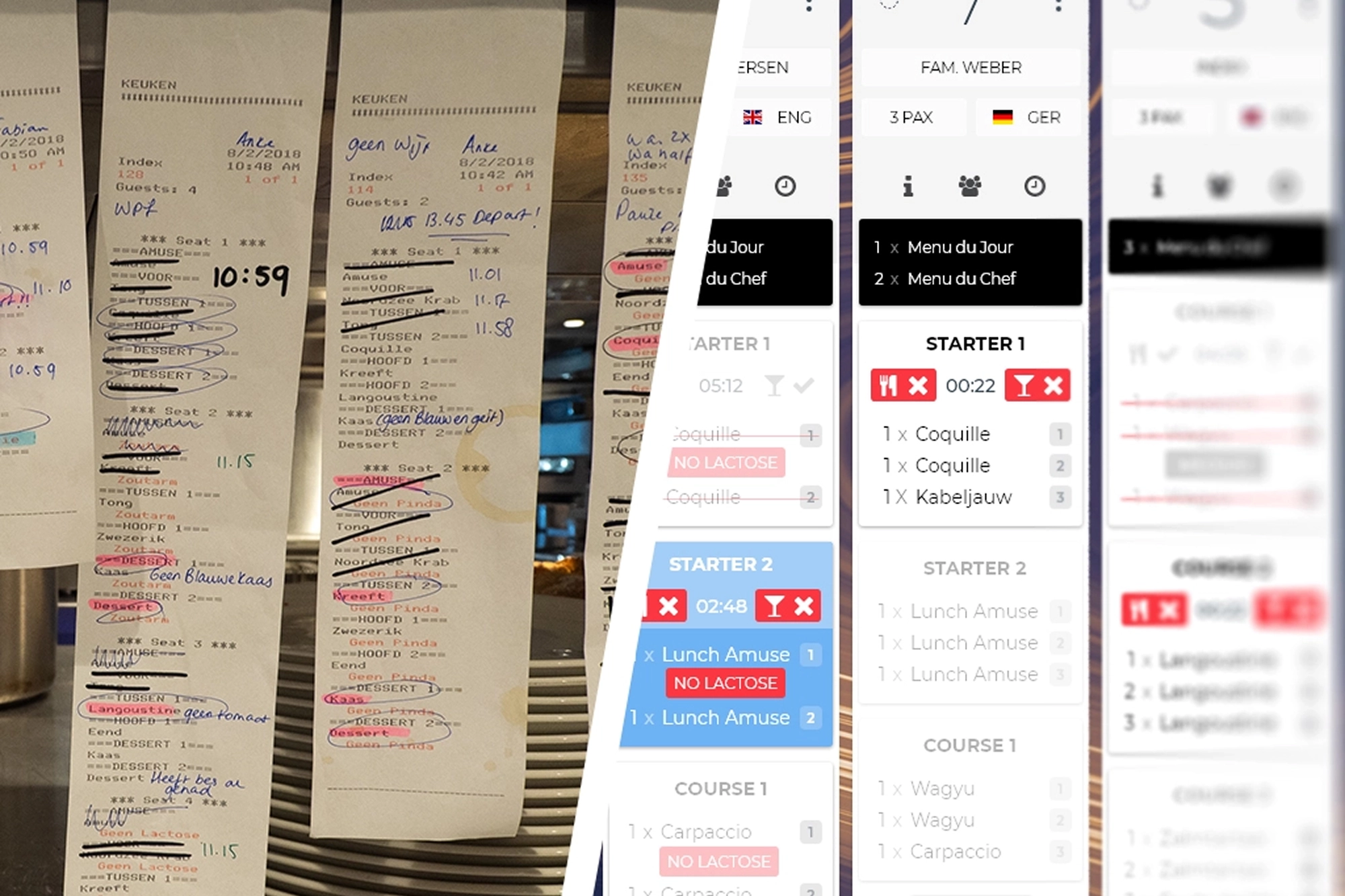 Digitalisation des tickets de commande
