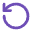 Purple clock icon with dotted circle representing timer or countdown.