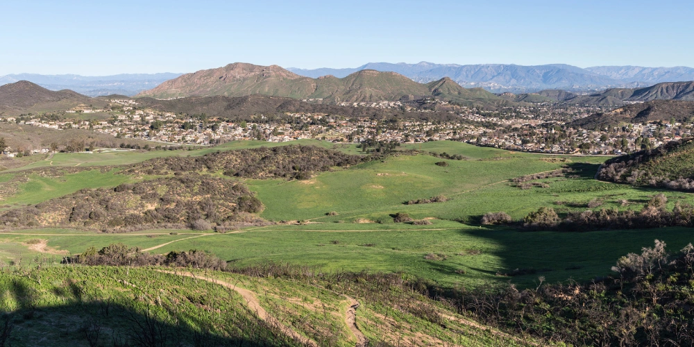 Newbury Park community sign showing the entrance to the neighborhood served by Stowell Plumbing