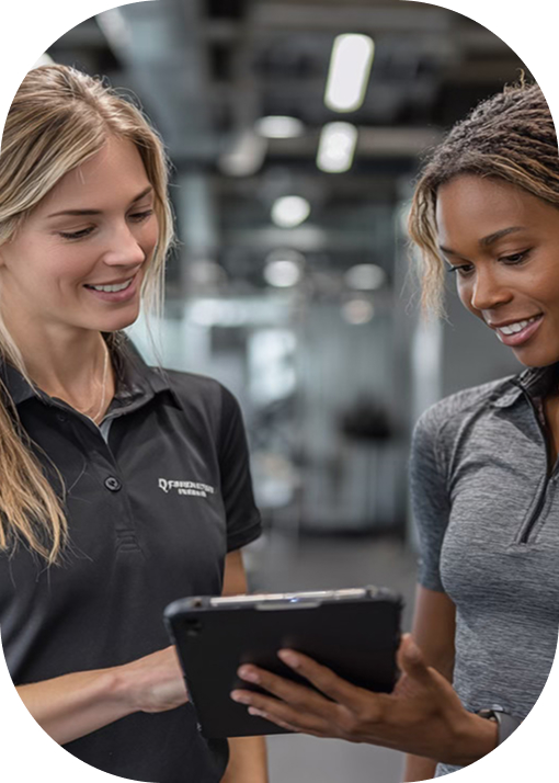 Kate Bolia working with client at Apex — precision MAT assessment and activation for strength and recovery