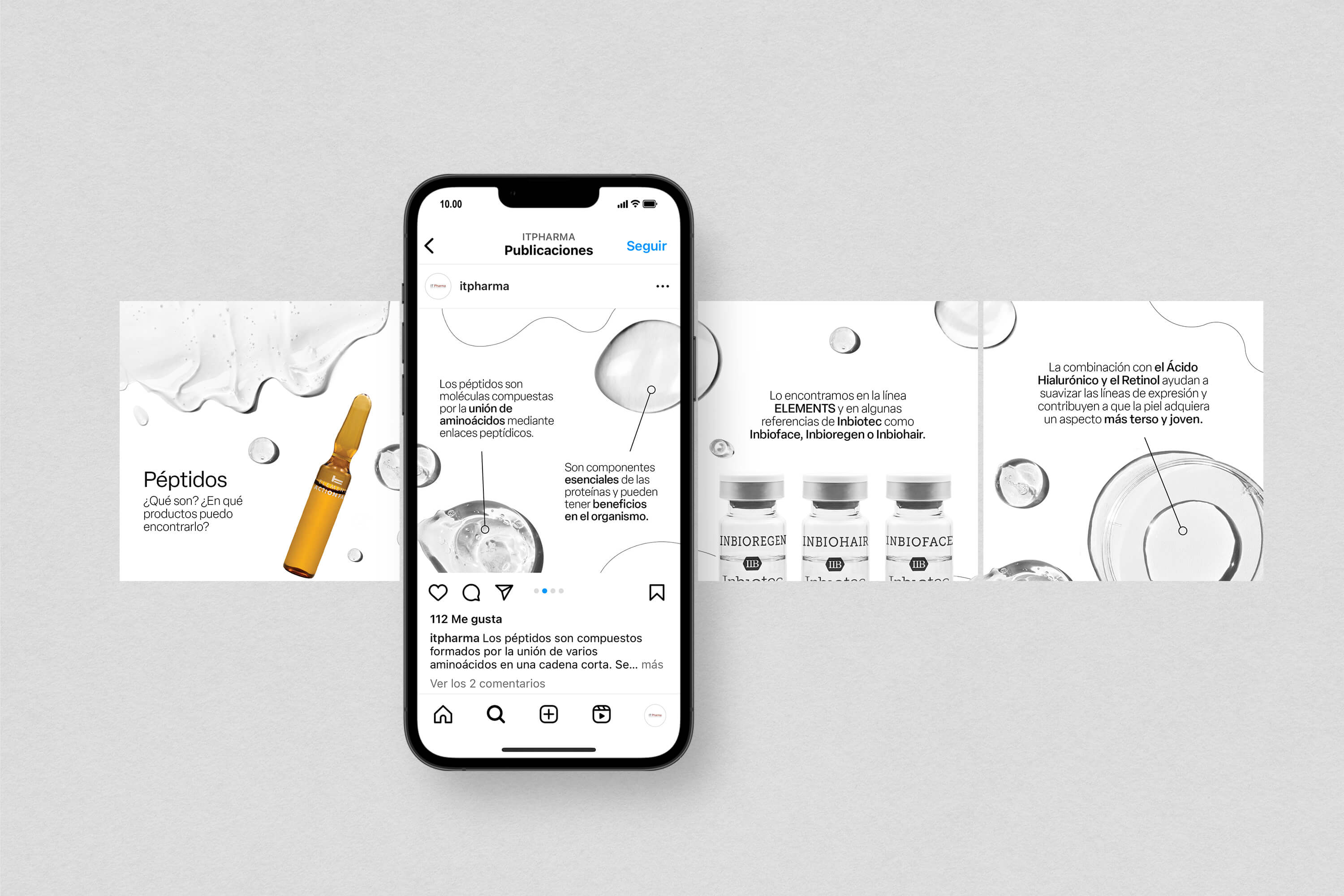 Redes sociales de Itpharma.