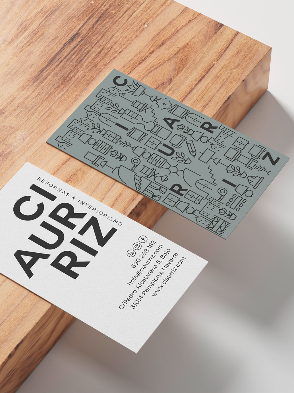 Diseño de tarjetas para Ciaurriz