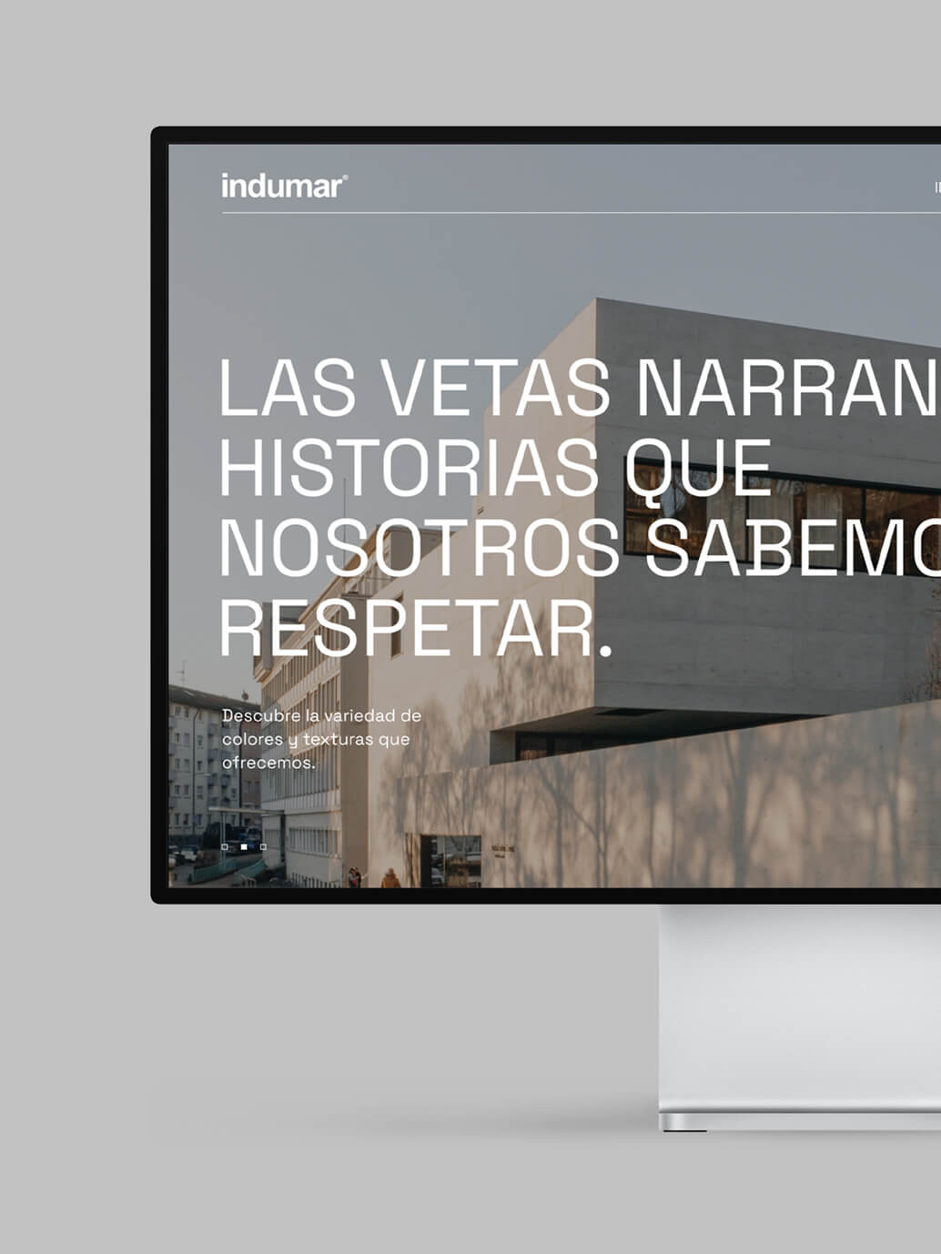 Fotografía de web  para Indumar
