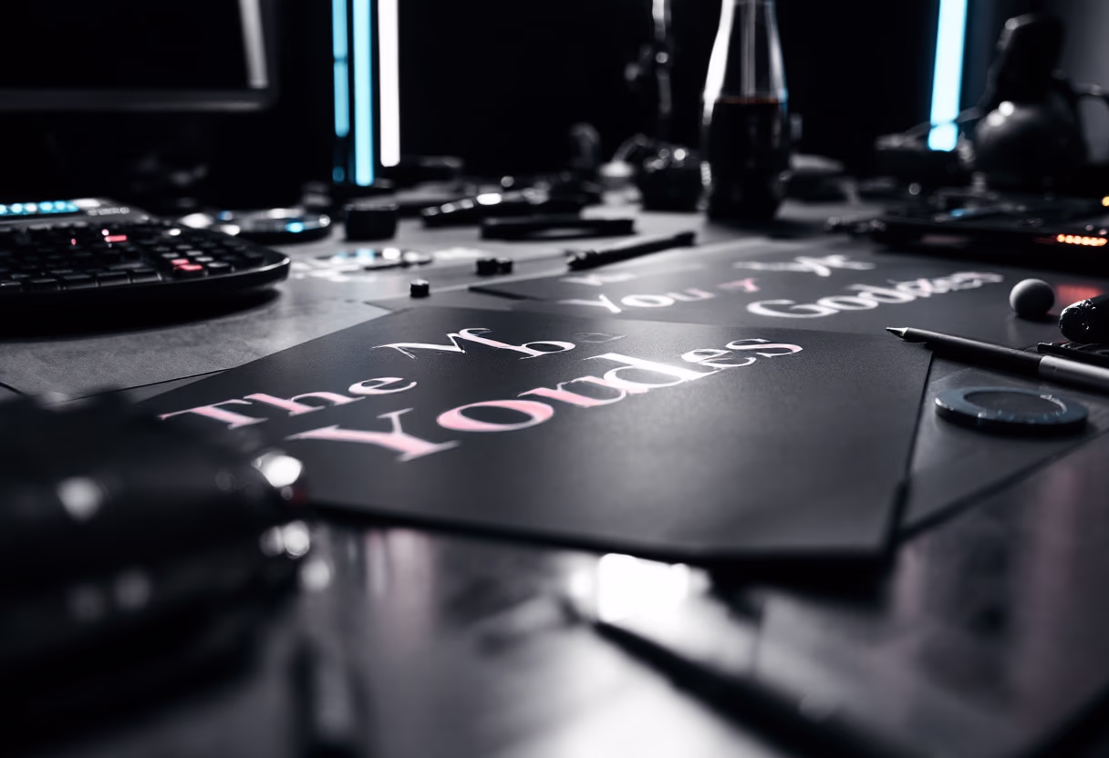 image of a logo design process