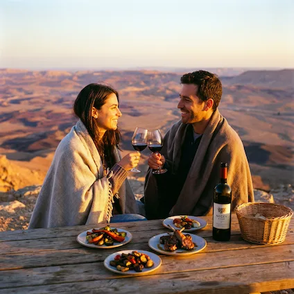 חבילות נופש במצפה רמון | בית רמונא: לינה, קולינריה ויין (הכל כלול)