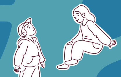 Teacher guiding a child through structured learning practice