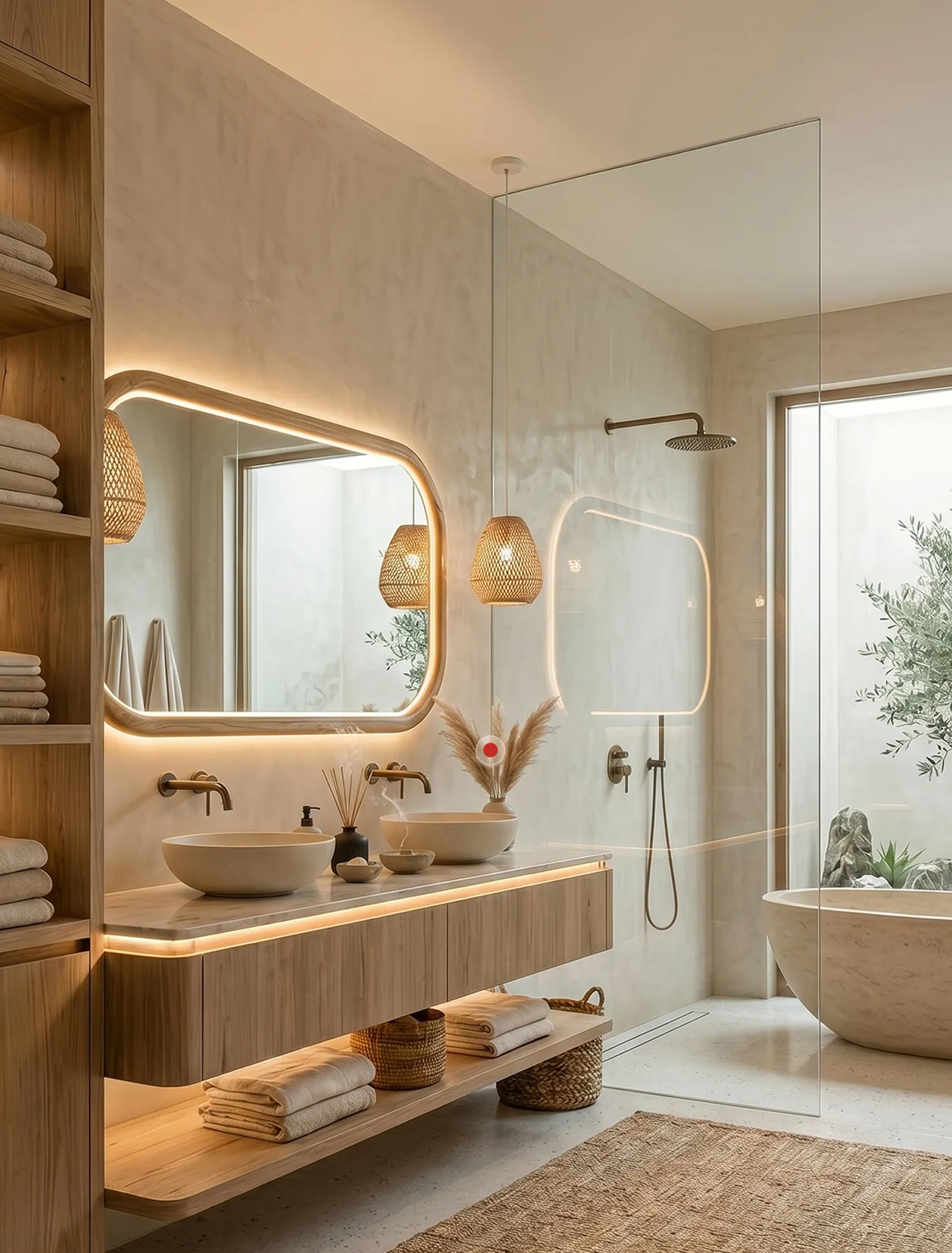 Warm Sand Textural Decor Accent