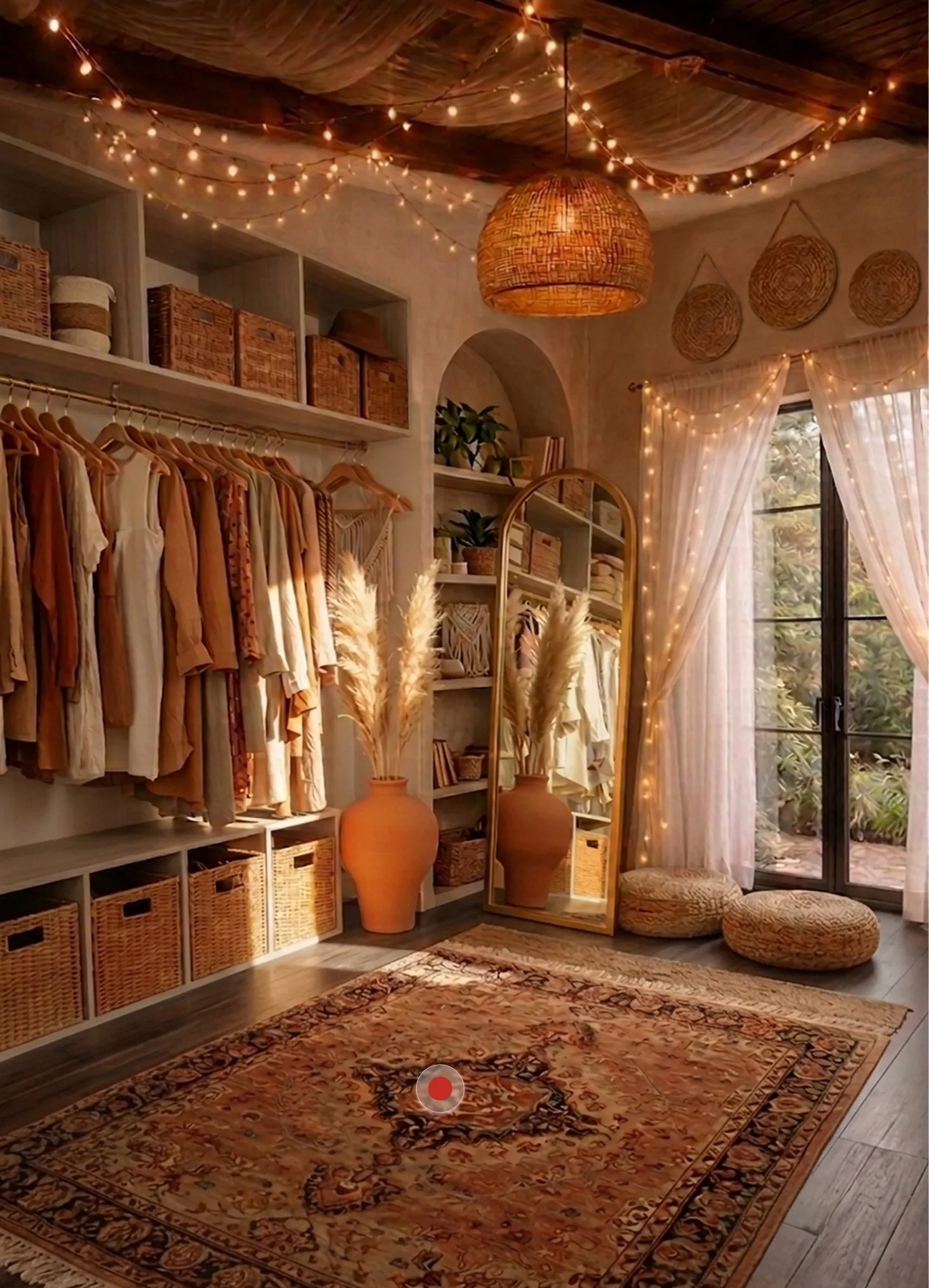 Freeform Bohemian Floor Rug