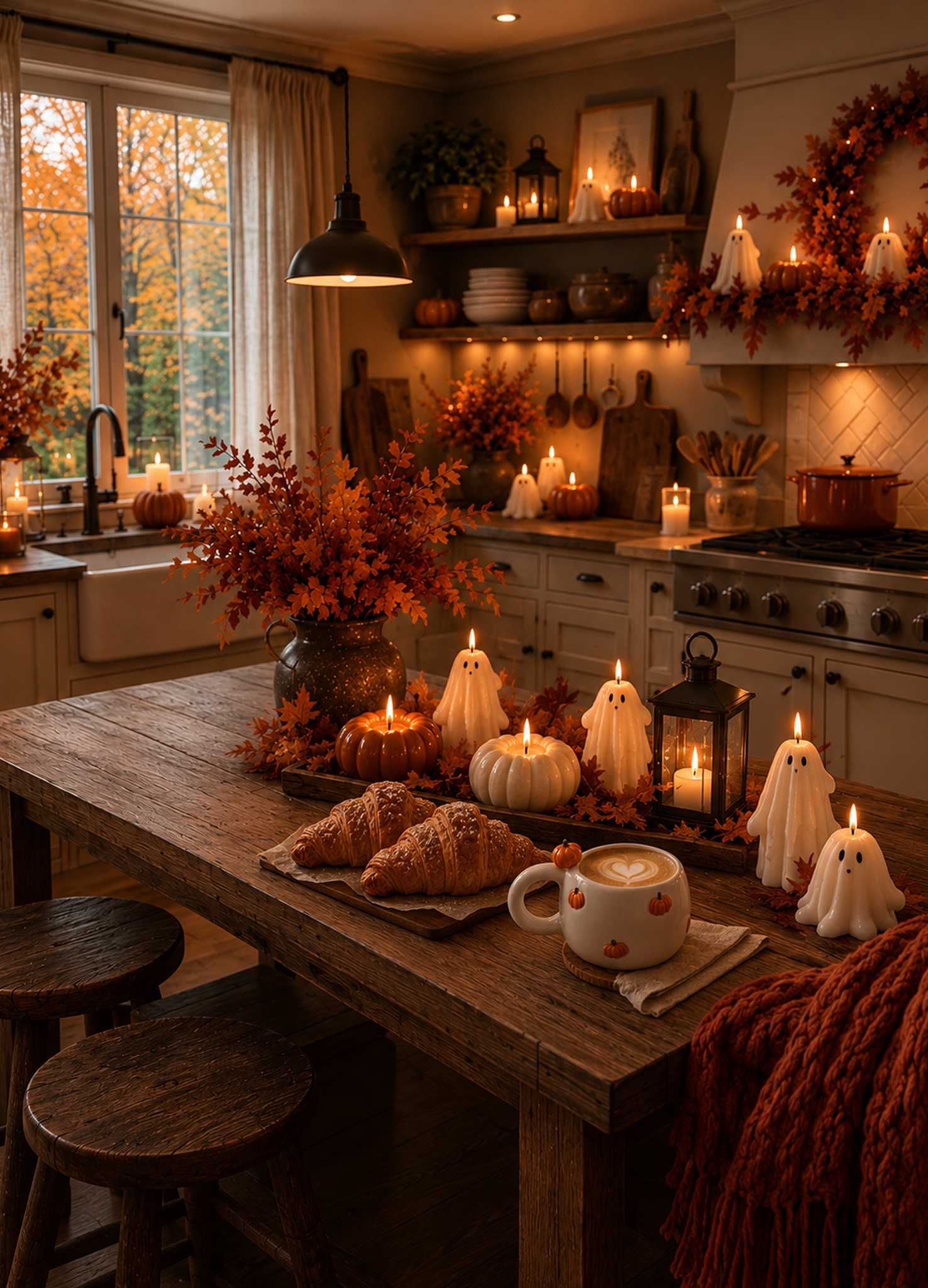 A House For Fall Kitchen
