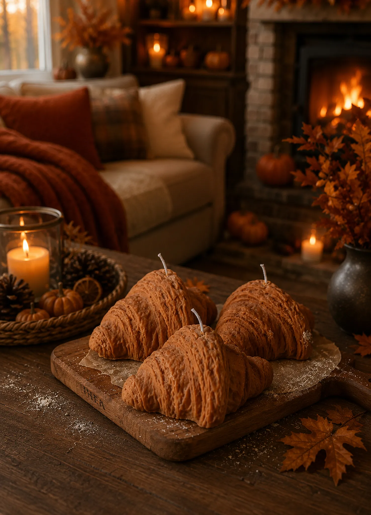 Morning Order Croissant Glow Candle