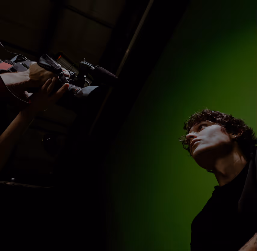 People recording a video