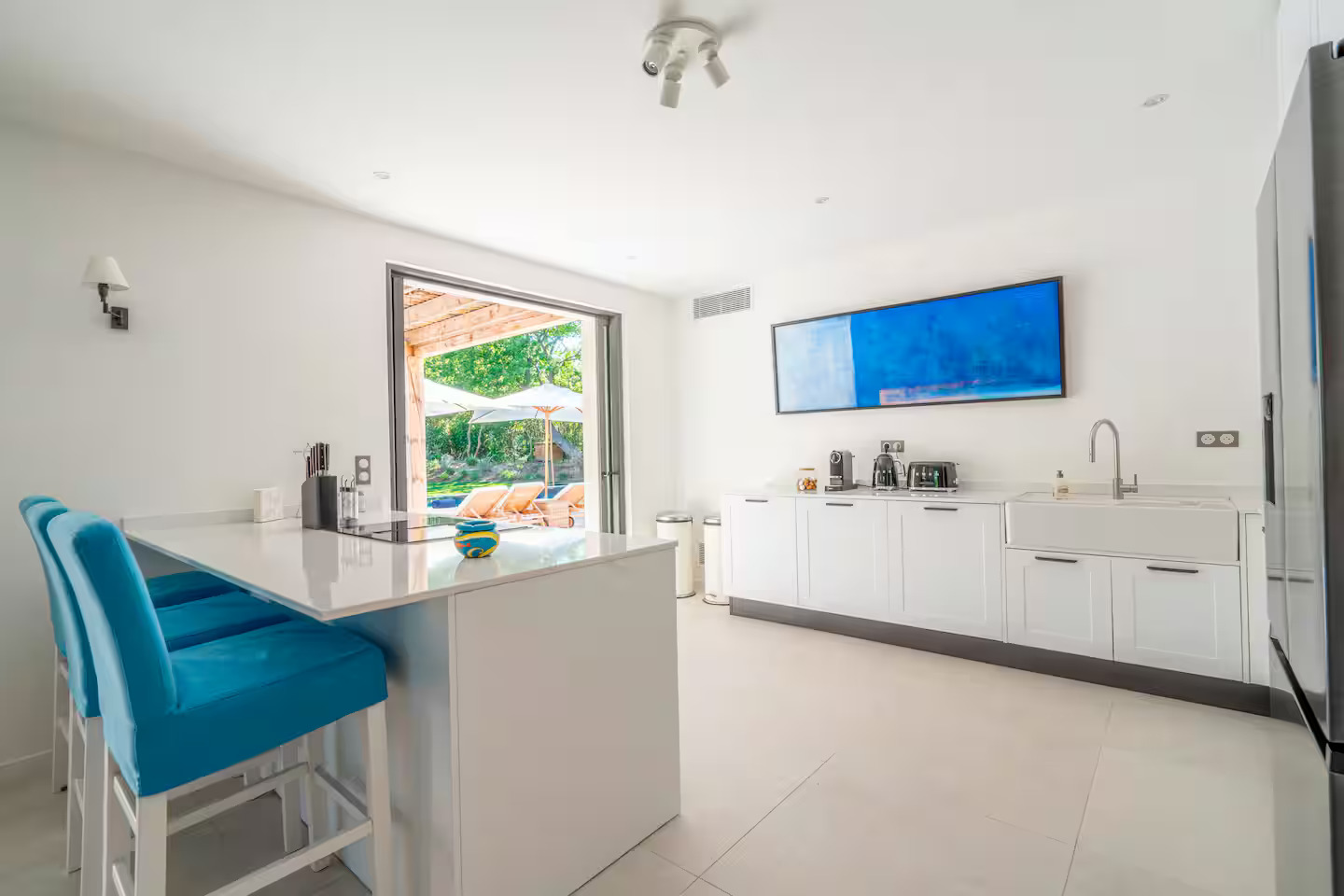Villa AMELIE â Bedroom with desk, Saint-Tropez
