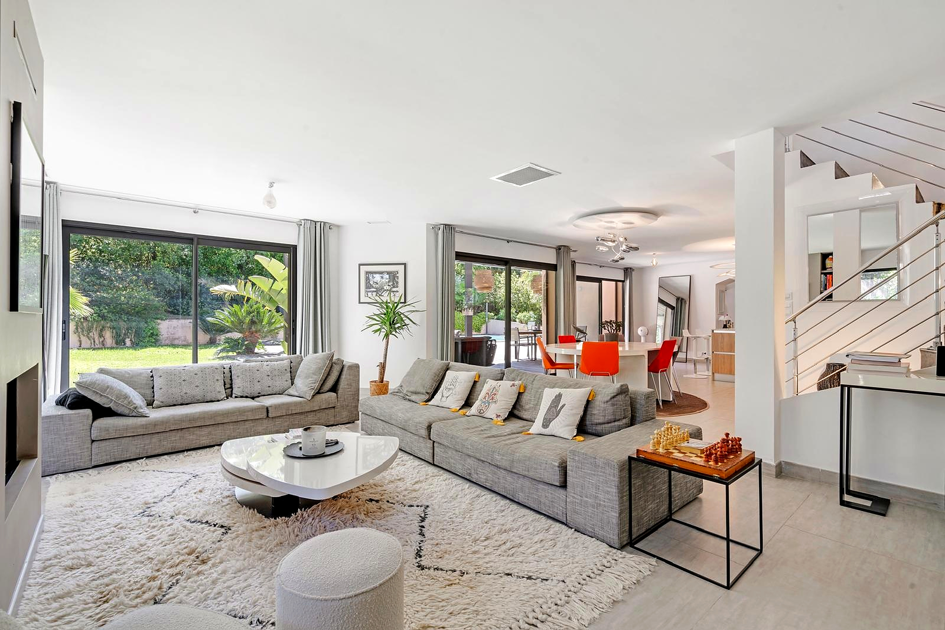 Villa AMOR – Salon lumineux ouvert, Saint-Tropez