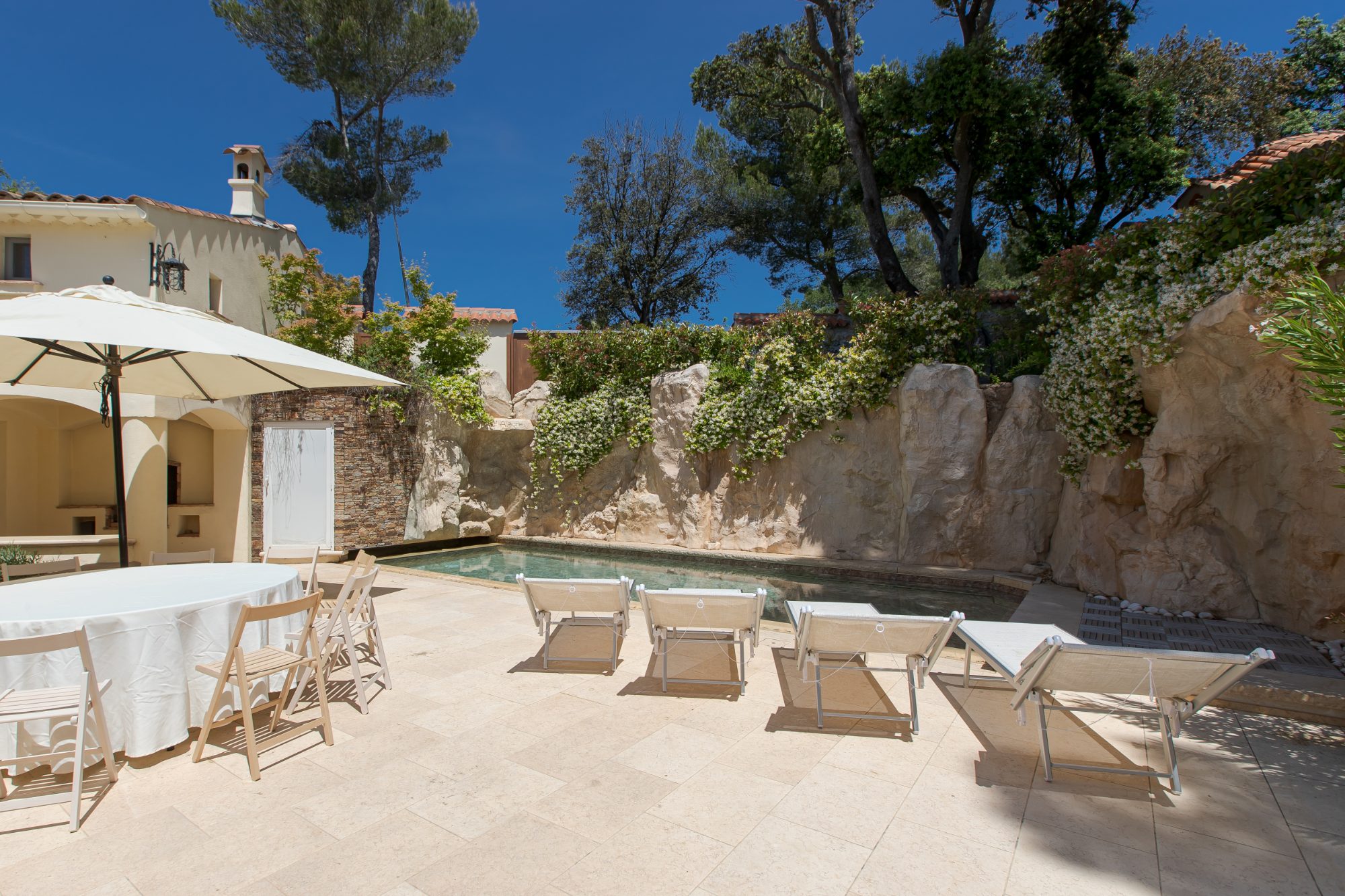 Villa DE LA PLAGE – Pool terrace